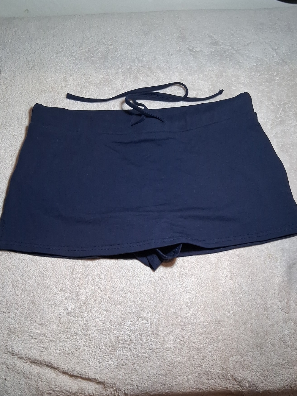 Edikted Navy Skort with Drawstring Detail